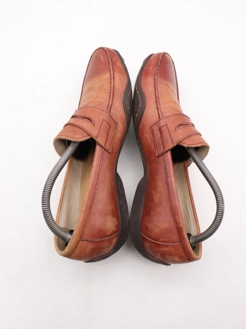 Salvatore Ferragamo Men's Size EU 41 Brown Leather Loafer Slip On Shoes